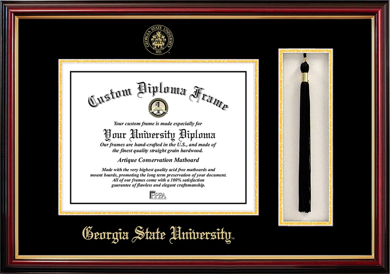 Georgia State University 17w x 14h Tassel Box and Diploma Frame